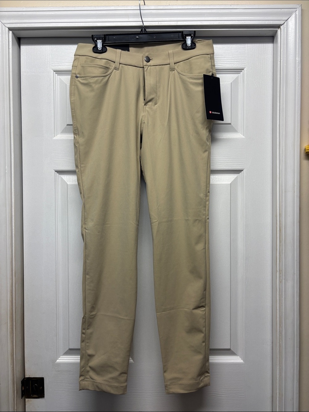 Lululemon ABC Skinny-Fit 5 pocket Pants Warpstreme Khaki 31x32 New